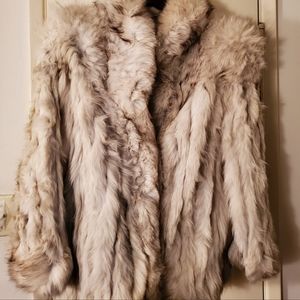 Vintage Silver Fox  Fur Jacket
